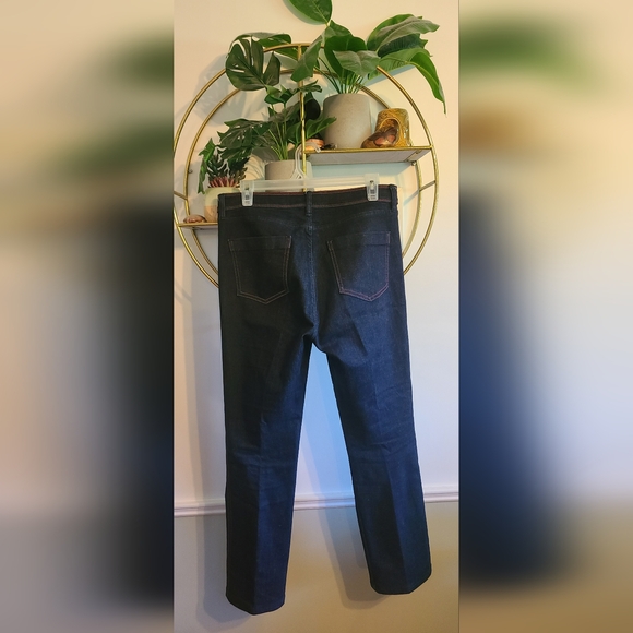Tory Burch High Rise Straight Jeans - Picture 2 of 5
